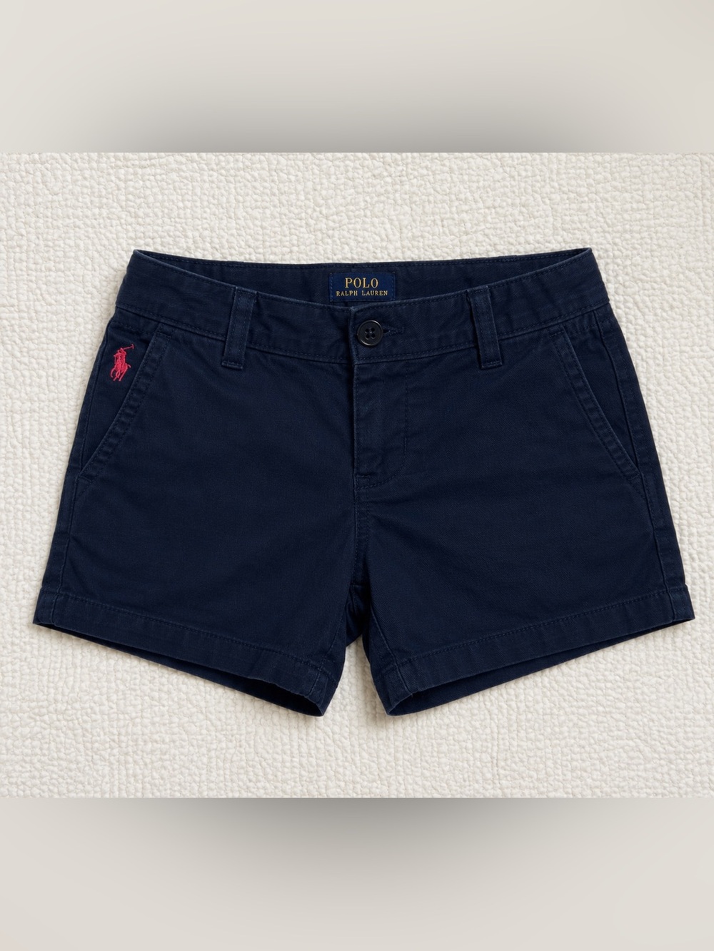 Ralph Lauren Navy Cotton Girls’ Shorts – Size 5T